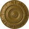 Ekena Millwork Biddix Ceiling Medallion (Fits Canopies up to 7 1/2"), Hand-Painted Gold, 20 7/8"OD x 1 1/4"P CM20BXGLS - alternate 1